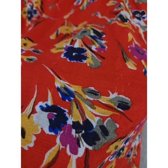 47 of 52 Conversations Anthropologie Floral Off Shoulder Midi Dress Womens 0 - Picture 8 of 12